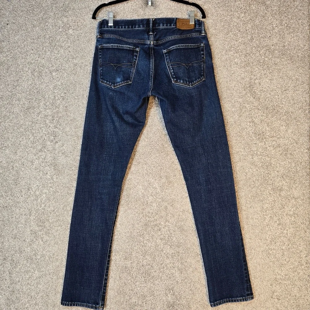 Polo Ralph Lauren Jeans mens 31x34 The Sullivan Slim button fly distressed